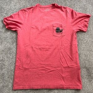 Vineyard Vines Men’s Coral Short Sleeve Pocket Tee
